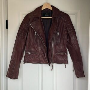 AllSaints leather biker jacket